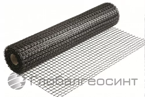 Геосетка стеклянная (ССНП) ГлобалГео - 120/120, кН/м - 4x50, м - 1