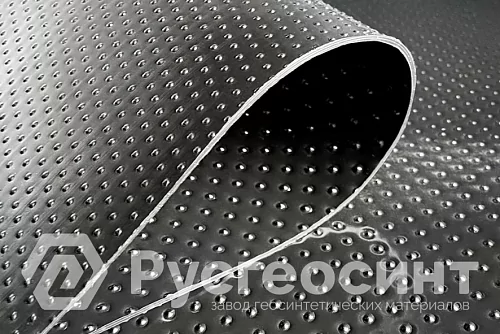 Геомембрана текстурированная с двух сторон ГлобалГео - 2.5, мм - 5x50, м - 6