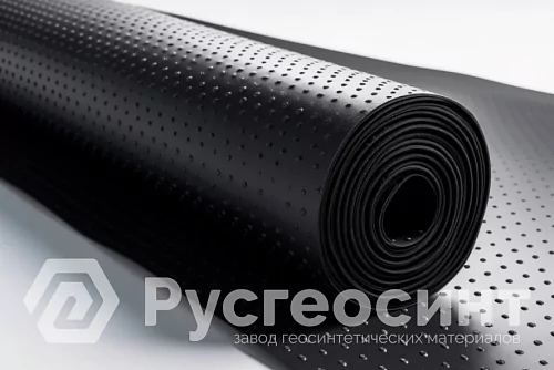 Геомембрана текстурированная с двух сторон ГлобалГео - 2.5, мм - 5x50, м - 5
