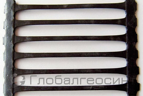 Геосетка полипропиленовая одноосная ГлобалГео - СО 120, кН/м - 4x100, м - 2